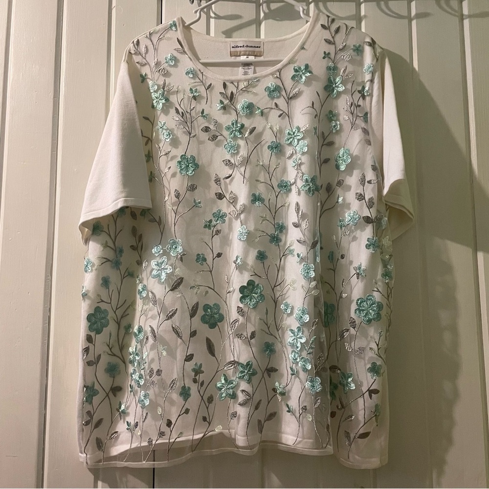 Alfred Dunner short sleeve sweater-2X NWOT